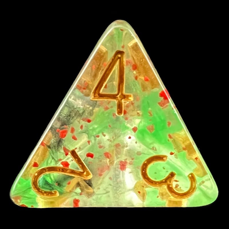 TDSO Luminous Evil D4 Dice