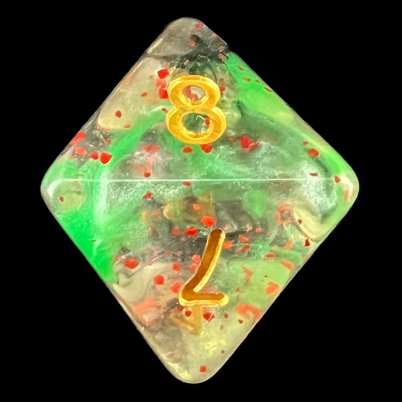 TDSO Luminous Evil D8 Dice