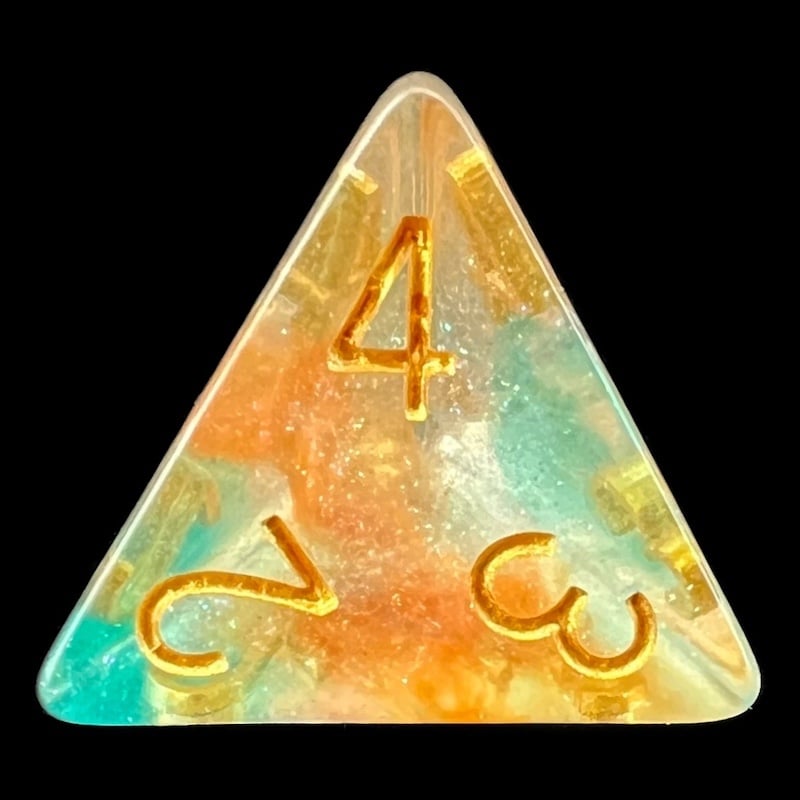 TDSO Luminous Koi D4 Dice