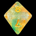 TDSO Luminous Koi D8 Dice