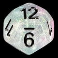 TDSO Luminous Ro Chrome D12 Dice