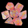 TDSO Luminous Ruby 7 Dice Polyset
