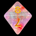 TDSO Luminous Ruby D8 Dice