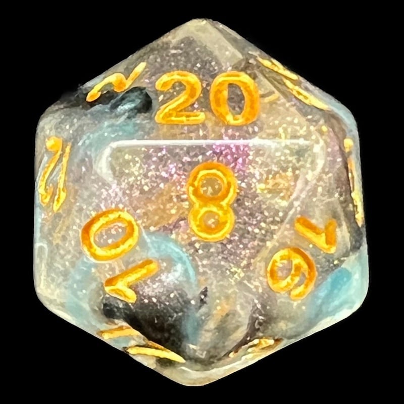 TDSO Luminous Shade D20 Dice