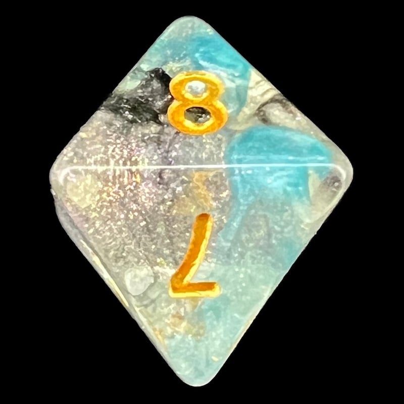 TDSO Luminous Shade D8 Dice