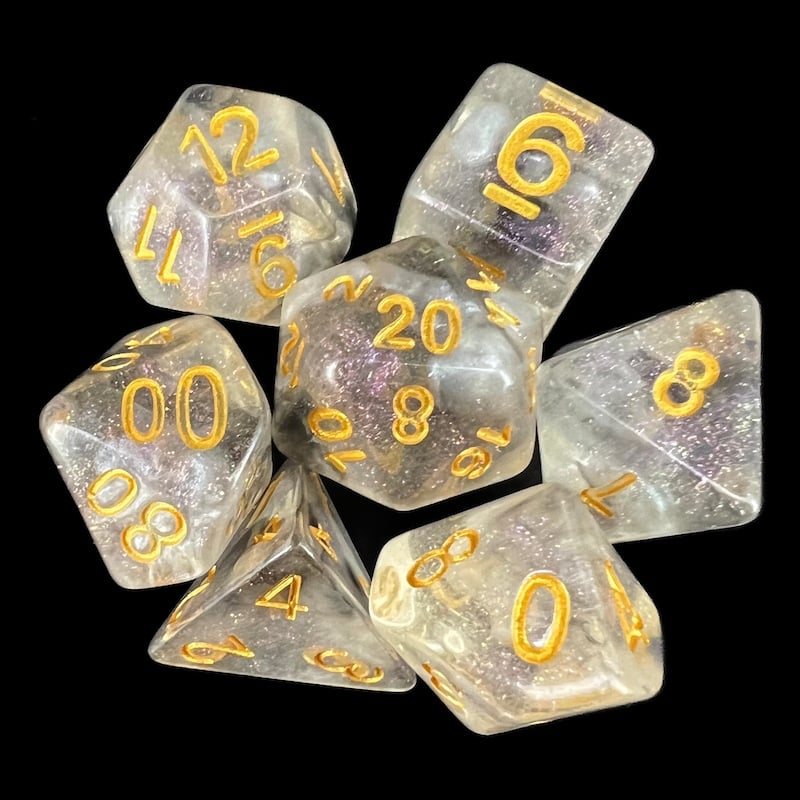 TDSO Luminous Sky Haze 7 Dice Polyset