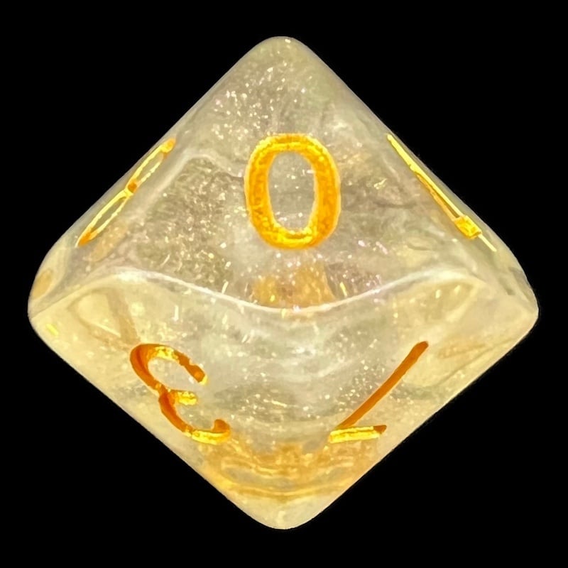 TDSO Luminous Sky Haze D10 Dice