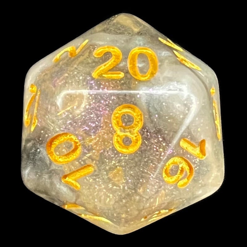 TDSO Luminous Sky Haze D20 Dice