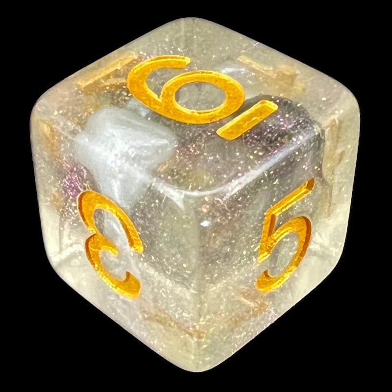 TDSO Luminous Sky Haze D6 Dice