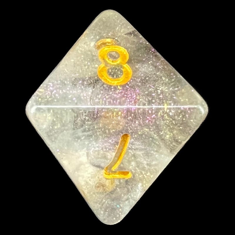 TDSO Luminous Sky Haze D8 Dice