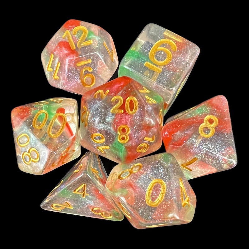 TDSO Luminous Tectonic Break 7 Dice Polyset