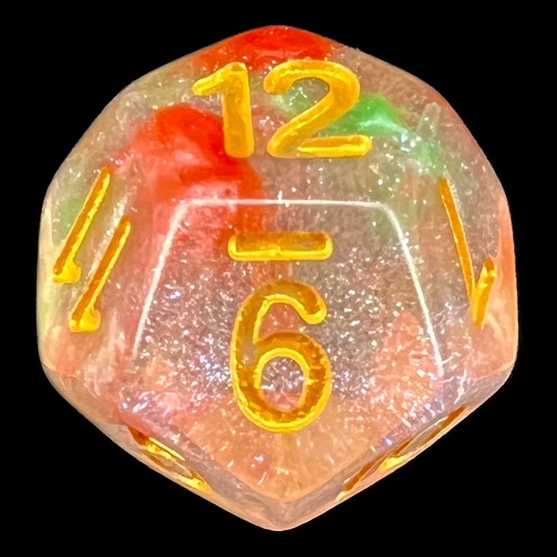 TDSO Luminous Tectonic Break D12 Dice