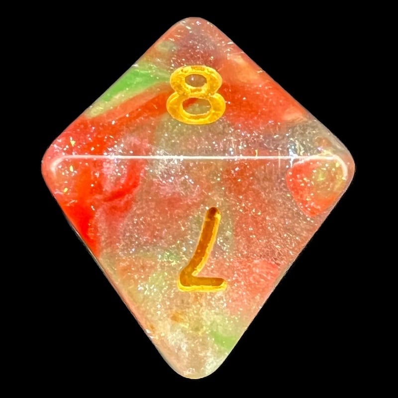 TDSO Luminous Tectonic Break D8 Dice