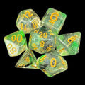 TDSO Luminous Venom 7 Dice Polyset
