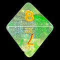 TDSO Luminous Venom D8 Dice