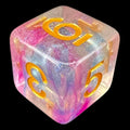 TDSO Luminous Violet Storm D6 Dice