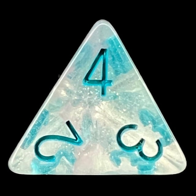 TDSO Luminous Winter Walker D4 Dice