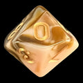 TDSO Marble Coffee & Cream D10 Dice