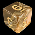 TDSO Marble Coffee & Cream D6 Dice