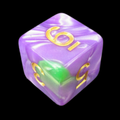 TDSO Marbleised Purple & Green D6 Dice