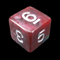 TDSO Marbleised Red Green & Blue D6 Dice