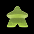 TDSO Cats Eye Glass Light Green Meeple