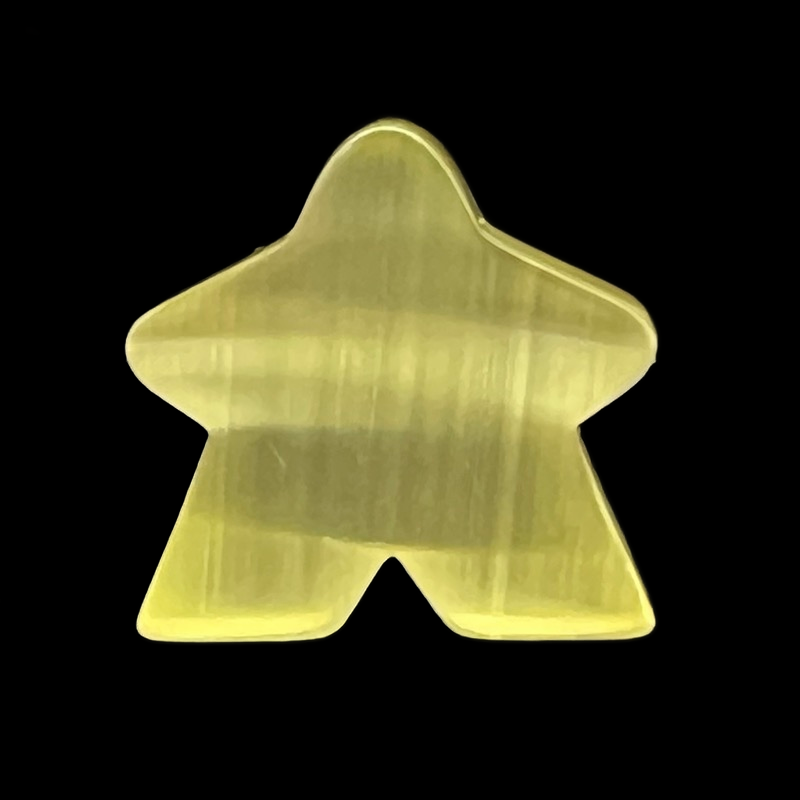 TDSO Cats Eye Glass Yellow Meeple