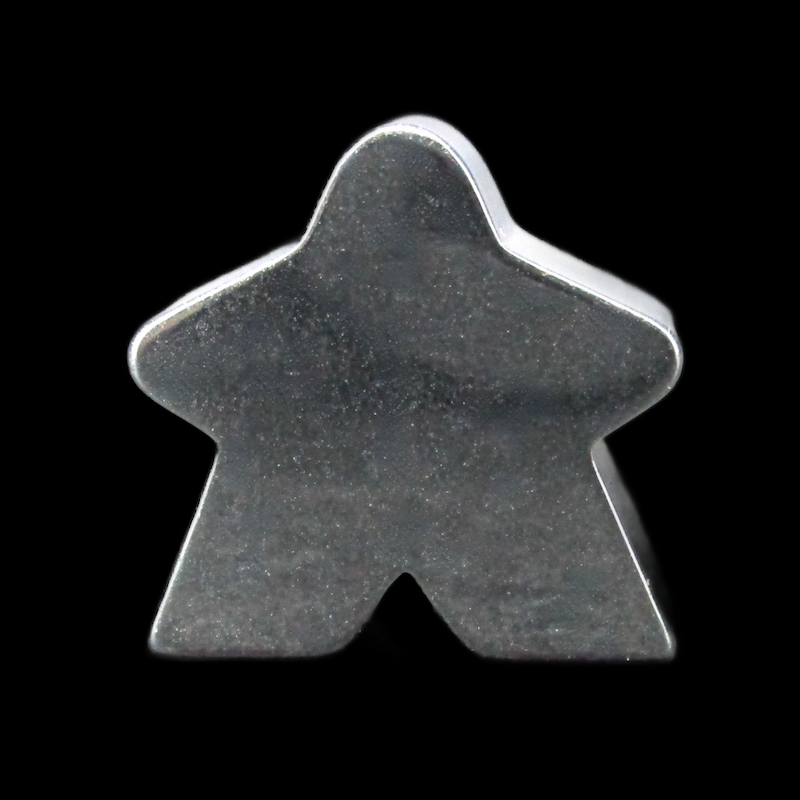 TDSO Gemstone Hematite Meeple T1