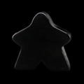 TDSO Gemstone Obsidian Black Meeple T1