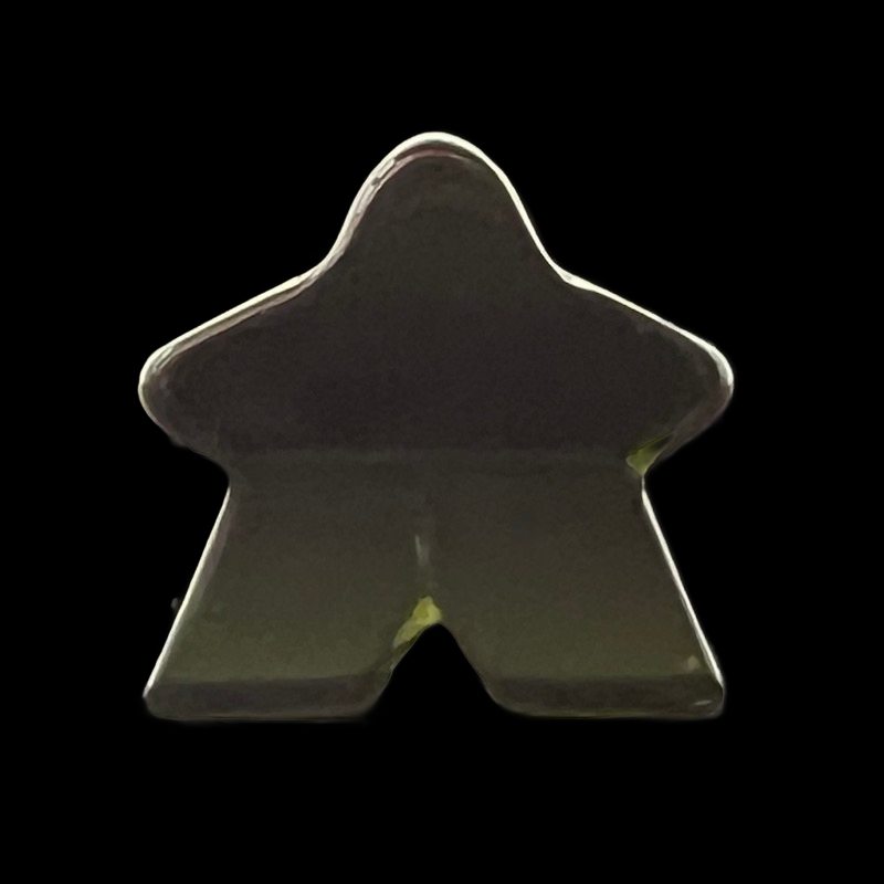 TDSO Zircon Glass Peridot Meeple T1