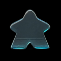 TDSO Zircon Glass Sapphire Meeple T1