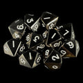 HALF PRICE CLEARANCE TDSO Metal Black Nickel 10 x D10 Dice Set