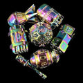 TDSO Metal Bomb Iridescent 7 Dice Polyset