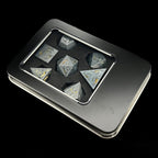 TDSO Metal Dagger Steel  with Iridescent 7 Dice Polyset