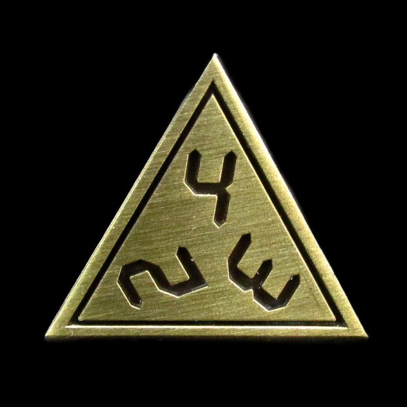 TDSO Metal Digital Gold & Black D4  Dice