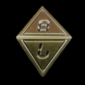 TDSO Metal Digital Gold & Black D8  Dice