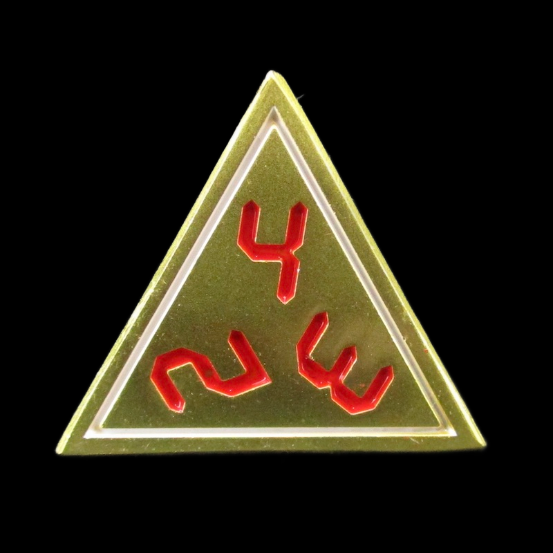 TDSO Metal Digital Gold White & Red D4 Dicev