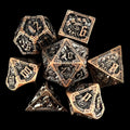 TDSO Metal Dragon Era Antique Copper 7 Dice Polyset