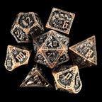TDSO Metal Dragon Era Antique Copper 7 Dice Polyset