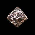 TDSO Metal Dragon Flight Antique Copper D10 Dice