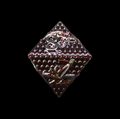 TDSO Metal Dragon Flight Red & Black D8 Dice