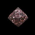 TDSO Metal Dragon Flight Red & Black Percentile Dice