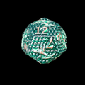 TDSO Metal Dragon Flight Emerald & Copper D12 Dice