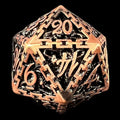 TDSO Metal Hollow Dragon Cage Antique Copper D20 Dice
