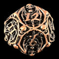 TDSO Metal Hollow Skeleton Antique Copper D12 Dice