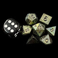 TDSO Metal Iridescent MINI 10mm 7 Dice Polyset In Tube