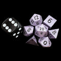 TDSO Metal Lilac MINI 10mm 7 Dice Polyset In Tube