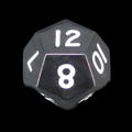 HALF PRICE CLEARANCE TDSO Metal Polished Black Nickel Finish D12 Dice