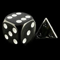 CLEARANCE TDSO Metal Polished Silver MINI 10mm D4 Dice