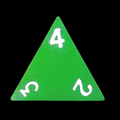 HALF PRICE CLEARANCE TDSO Metal Spectrum Green Finish D4 Dice